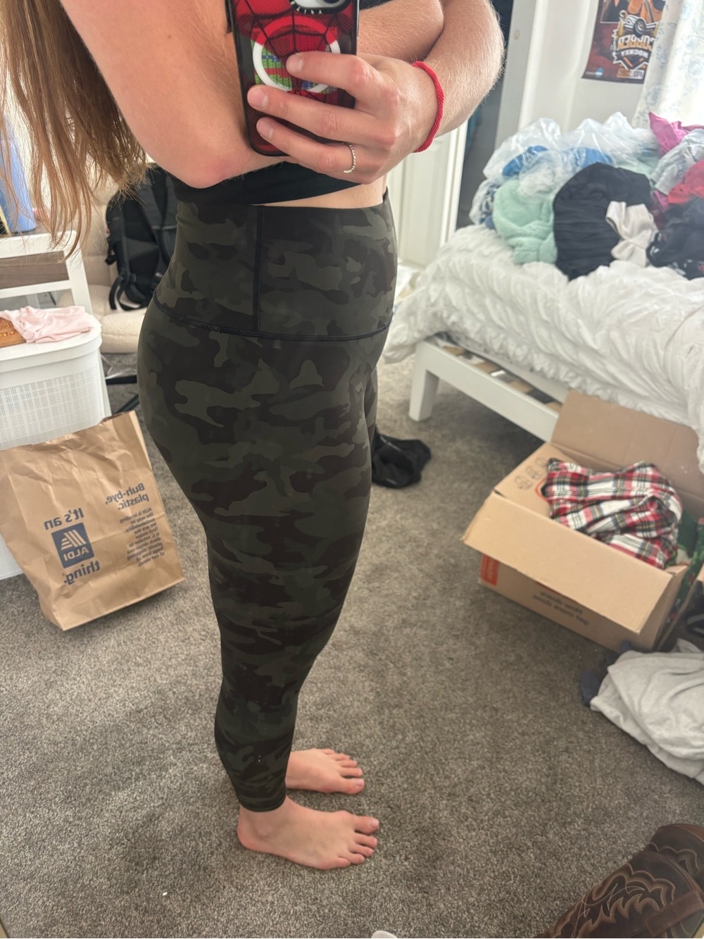 Lululemon Athletica Women’s Camo Black Leggings - Picture 2 of 4
